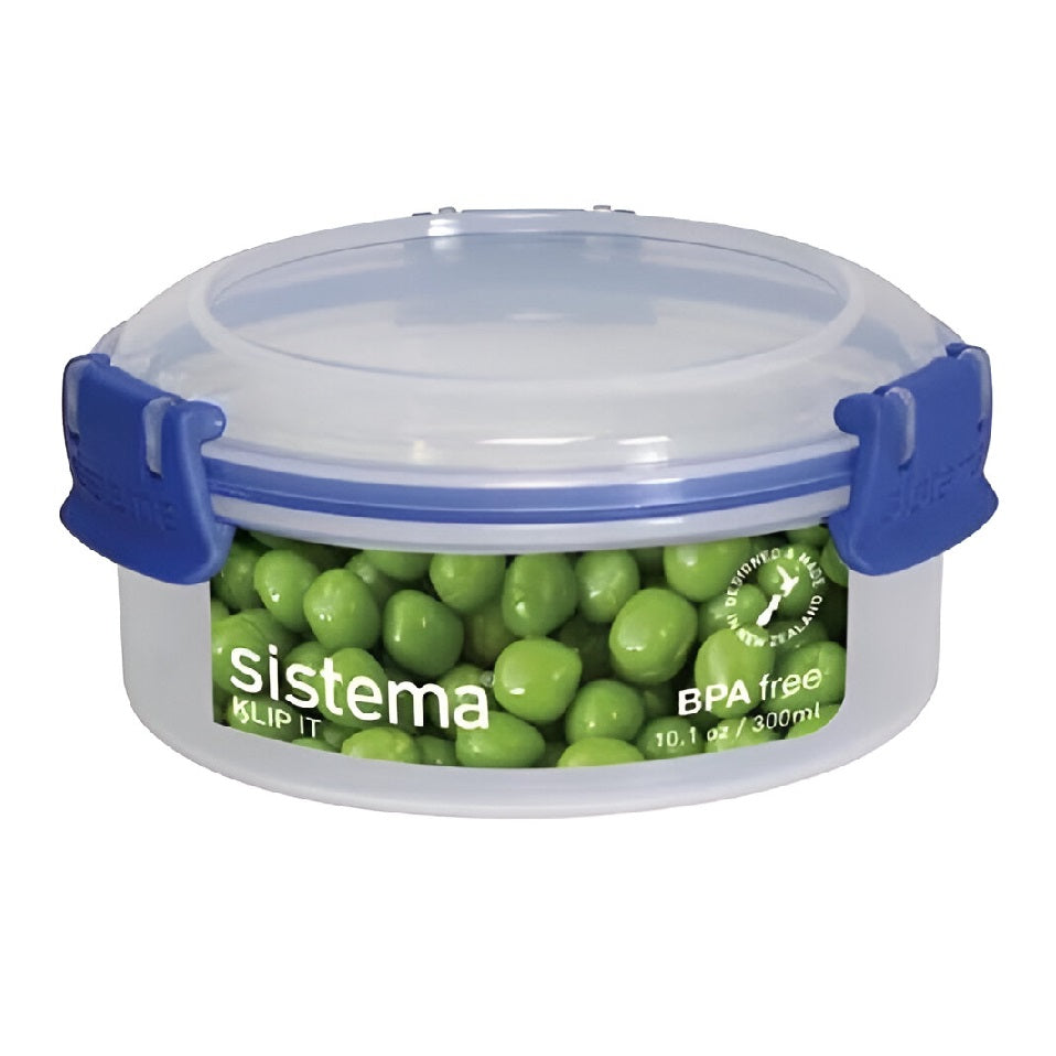 sistema-klip-it-round-container-clear-11.5cm-x-11.5cm-x-8.5cm-300ml-01303--bpa-free