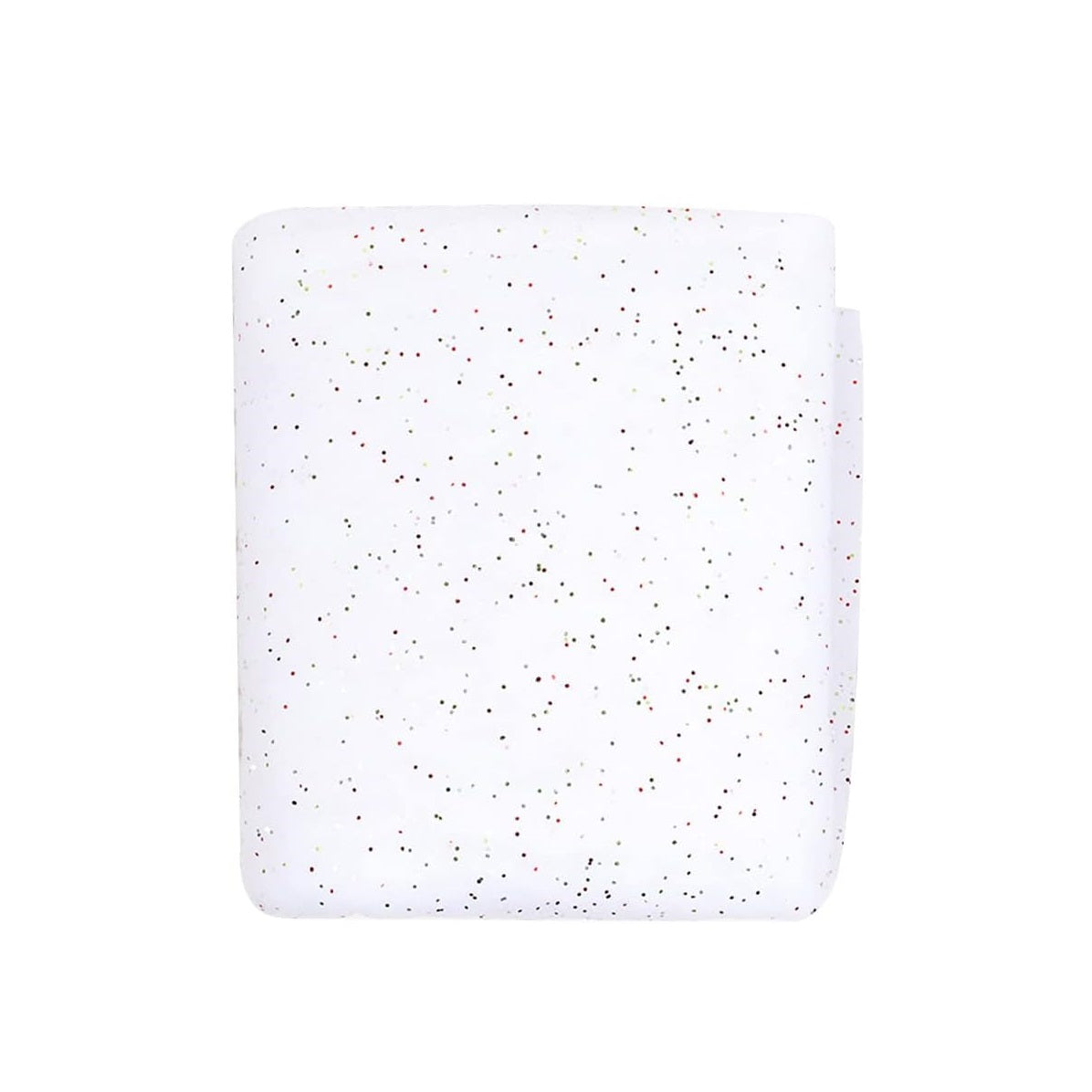 Davies Christmas Soft Glitter Snow Blanket White 50cm X 100cm 60238