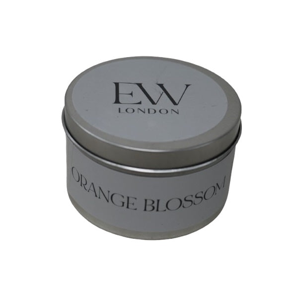 SiL EW London Tin Candle Orange Blossom 8cm x 8cm x 5cm 170g FR1666