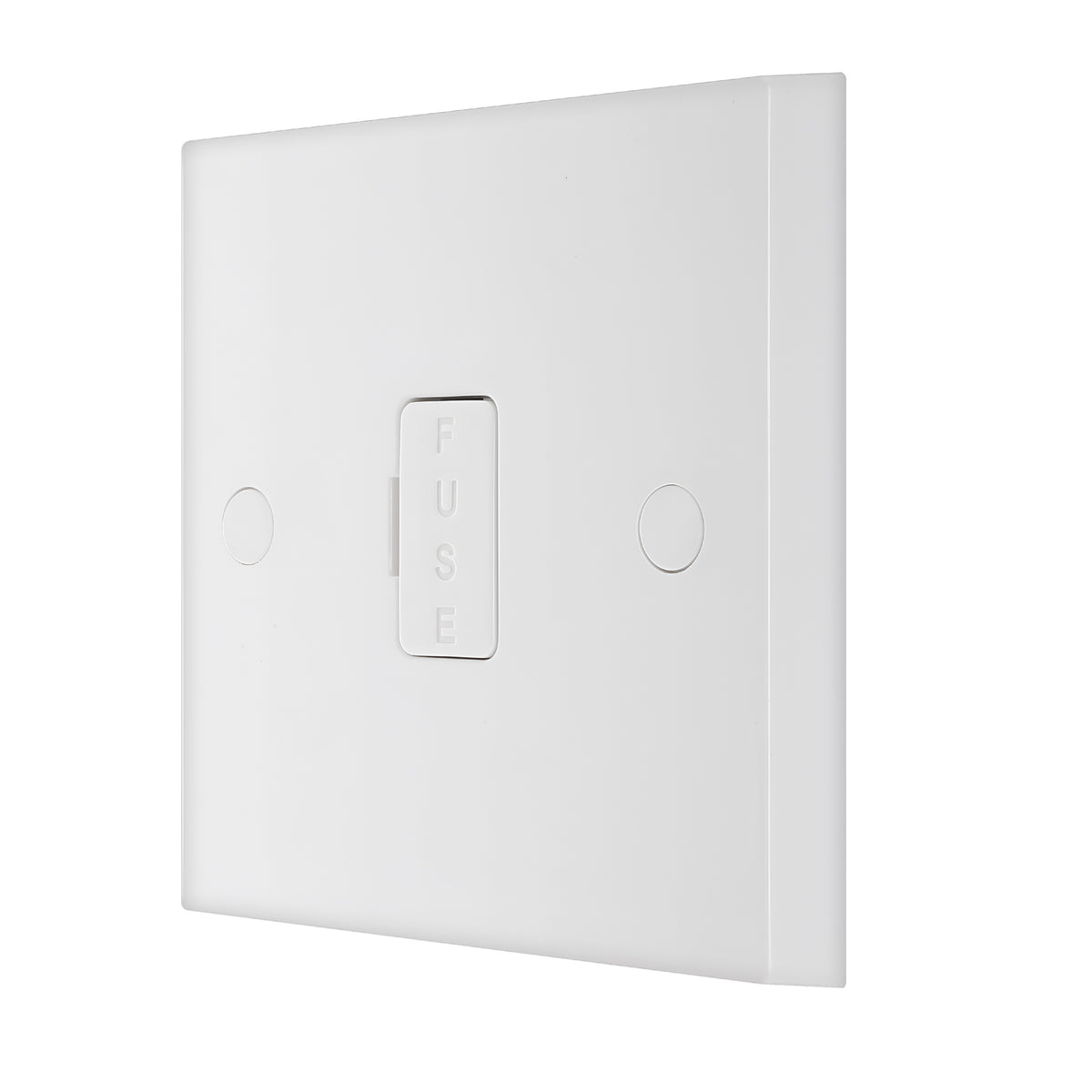 BG Electrical Moulded - Square Edge Unswitched Fused Connection Unit White 13A 952