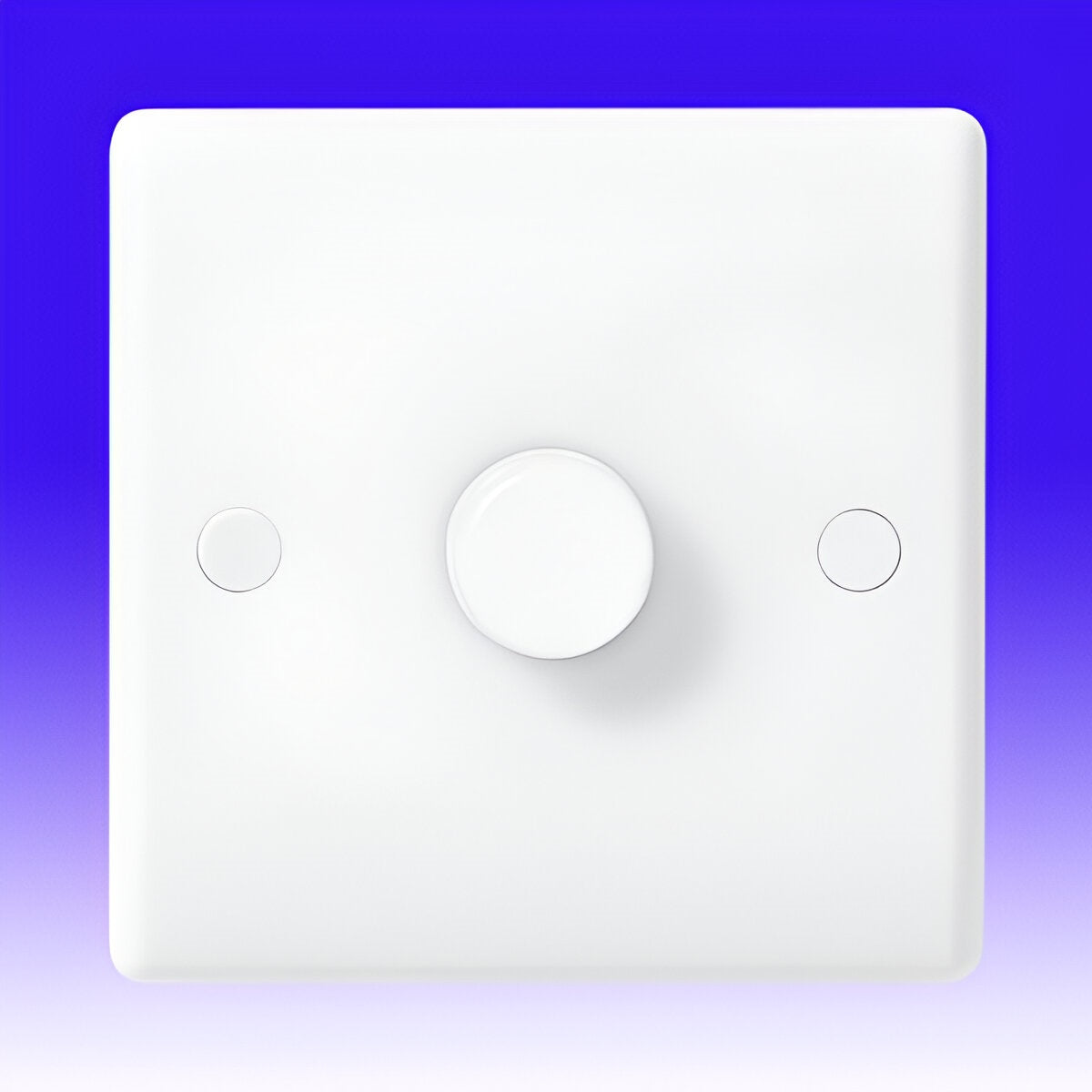BG Electricals 1G Nexus Moulded 2 Way Push ON/OFF Intelligent Single Dimmer Switch White 200W 881