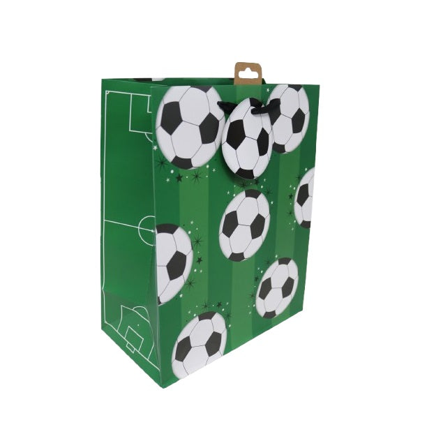 Clairefontaine Eurowrap Large Footy Gift Bag 72 FSC Green W 265mm x H 330mm x 140mm 35440-2C