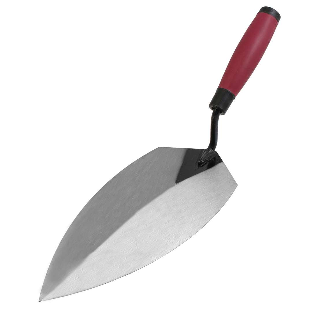 Dekton Brick Trowel with Soft Grip Handle Silver 11-Inch DT45225