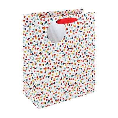 Clairefontaine Eurowrap Large Multi Dots Gift Bag 72 FSC Multicoloured W 265mm x H 330mm x 140mm Pack of 6 33940-2C
