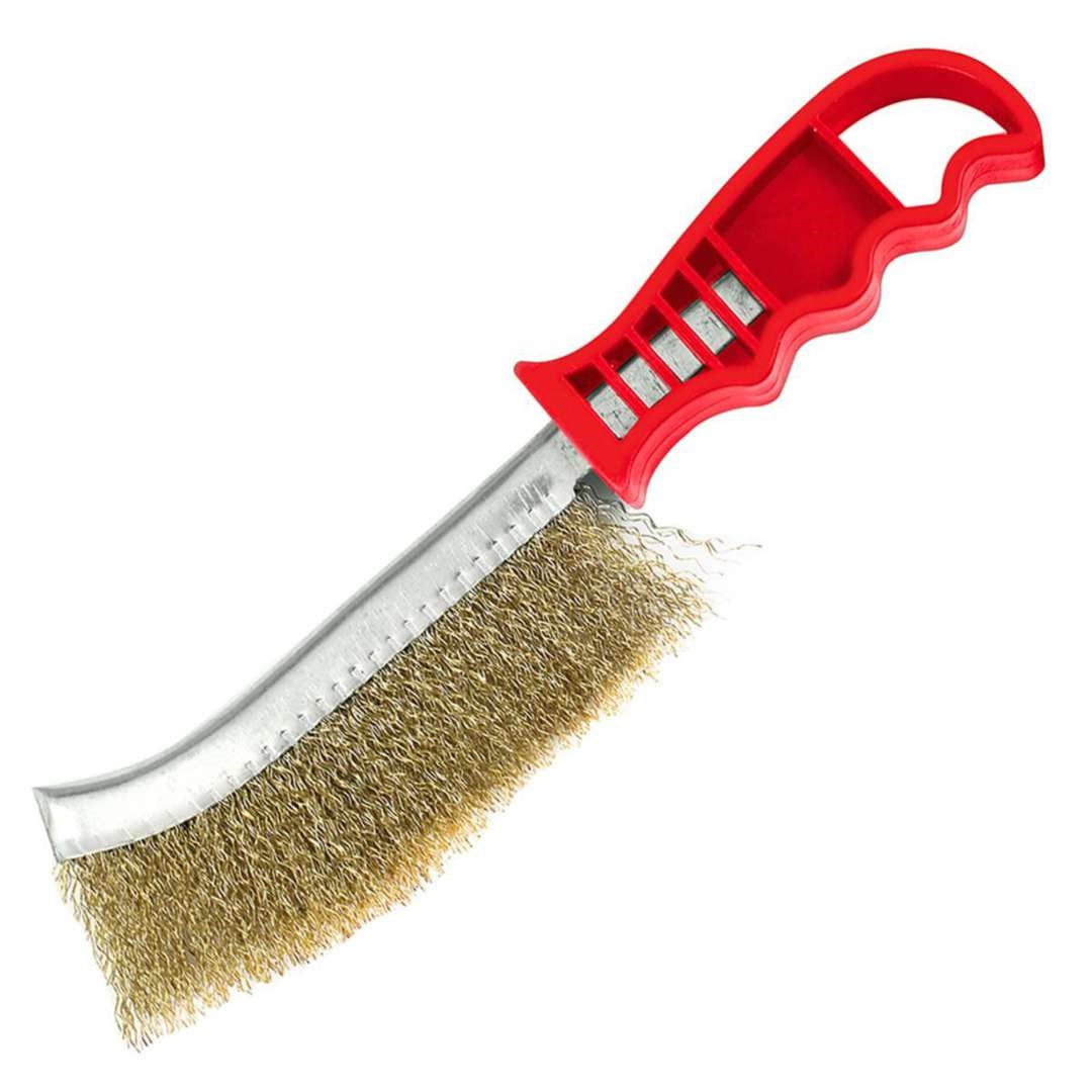 Dekton General Purpose Wire Brush Multicoloured 24cm x 6cm DT85984 | Ideal for Rust Removal and General Cleaning