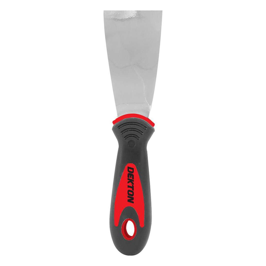 Dekton Professional Scraper Red and Black 2-Inch DT95791 | Ideal for Filling Cracks Scraping Wallpaper and Repairing Holes