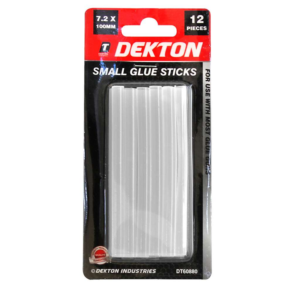 Dekton Small Glue Sticks Clear 100mm Pack of 12 DT60880