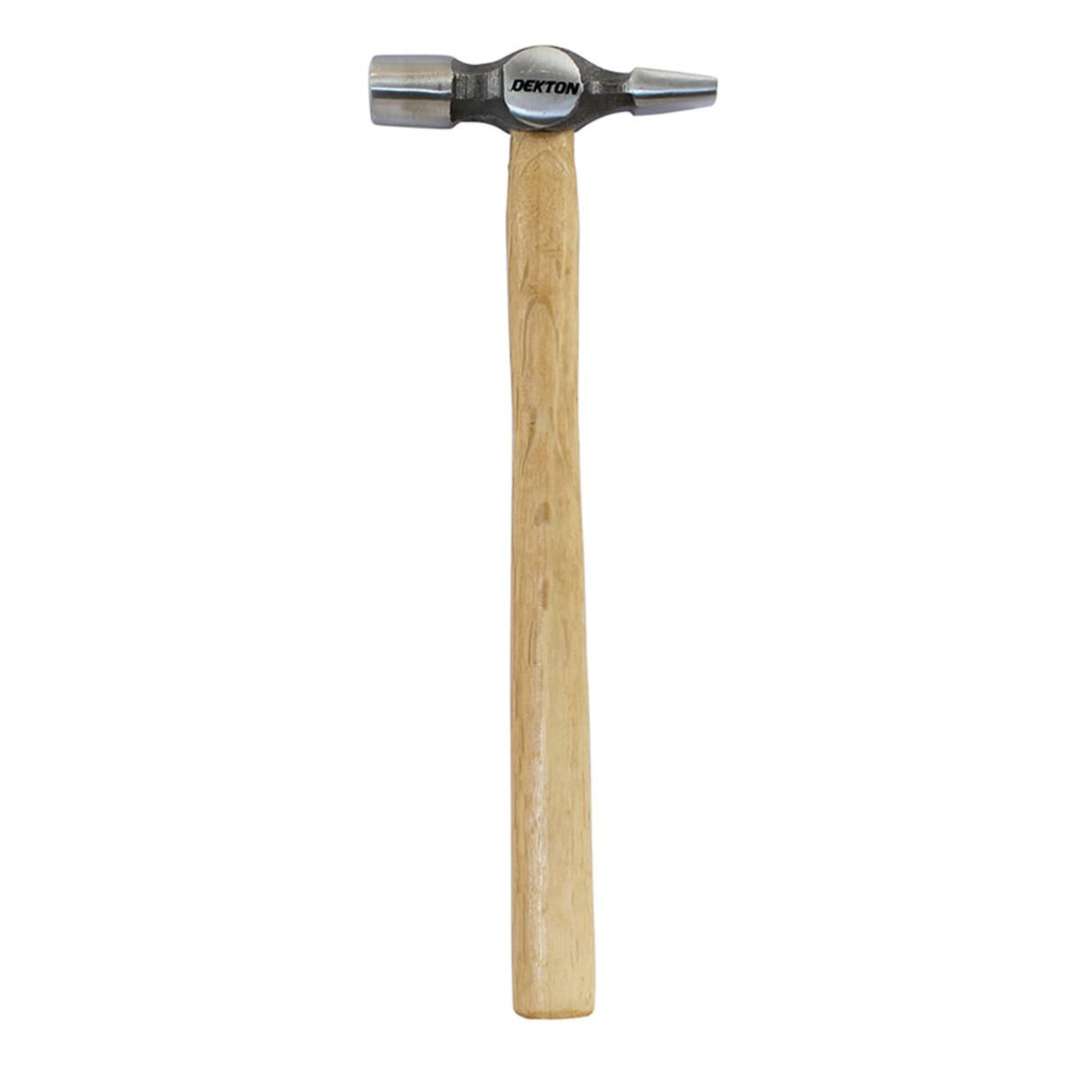 Dekton Heavy Duty Cross Pein Hammer with Wooden Handle Silver 20mm DT10320