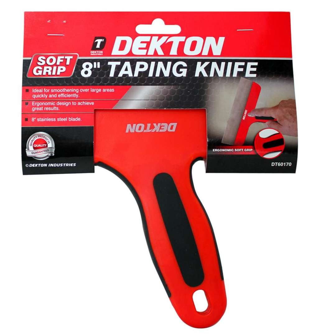 Dekton Soft Grip Taping Knife Red 8-Inch DT60170