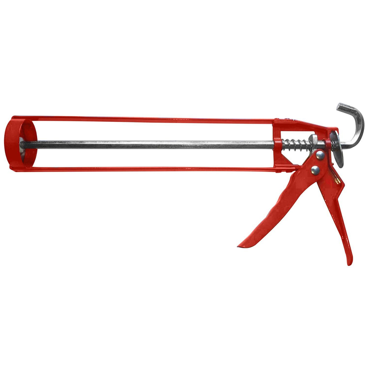 Dekton Metal Frame Caulking Gun Red and Silver 11-Inch DT95750