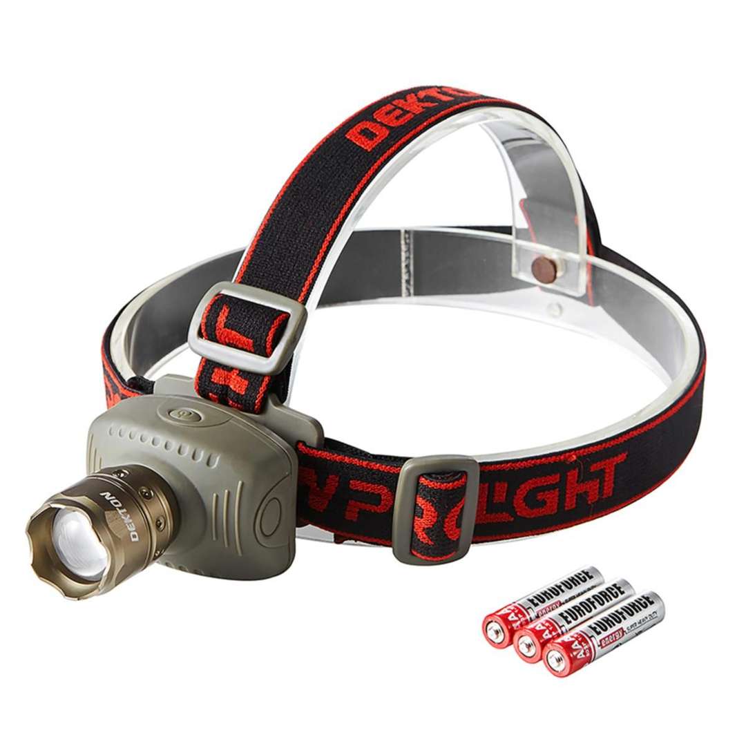 Dekton Pro Light XA160 Searcher Head Torch Multicoloured DT50515 | 160 Lumens | 200Mtr Beam Distance | 3 Modes