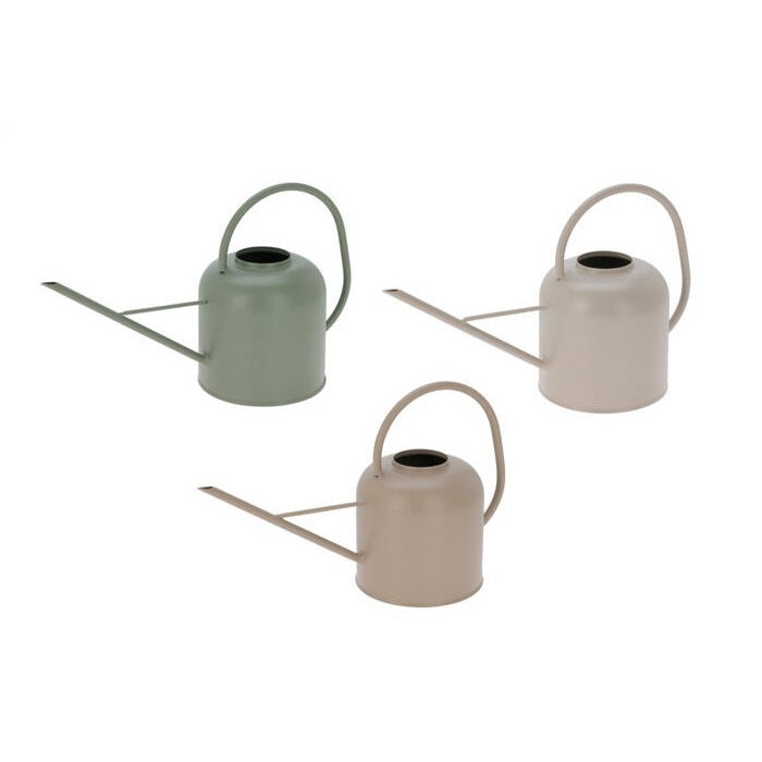 Excellent Houseware Metal Watering Can with Easy Pour Long Spout Assorted 1.2Ltr 908644