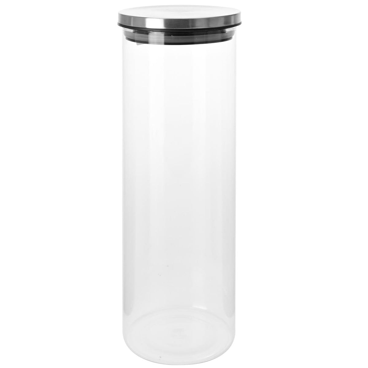 Excellent Houseware Glass Storage Jar with Lid Clear 1.8Ltr 184650