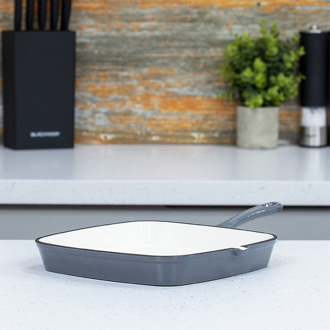 Blackmoor Cast Iron Griddle Pan Grey 23.5cm 67659 | Oven and Hob Safe