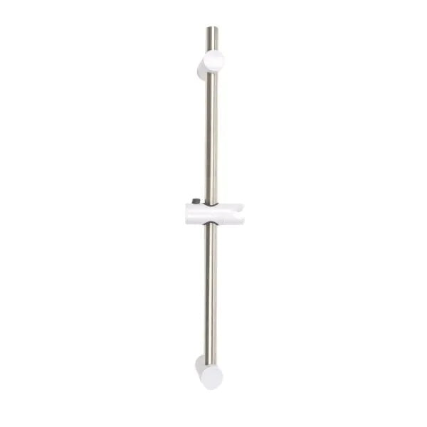 Croydex Amalfi Adjustable Shower Riser Rail Chrome and White 665mm AM250822