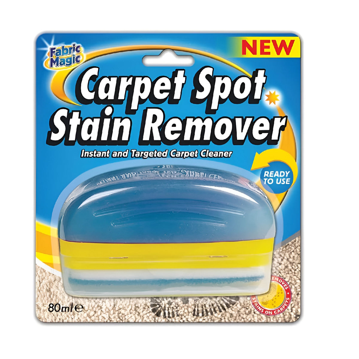 151 Fabric Magic Carpet Spot Stain Remover Assorted 80ml FM1001 | Instant and Targeted Carpet Cleaner | Ready to Use