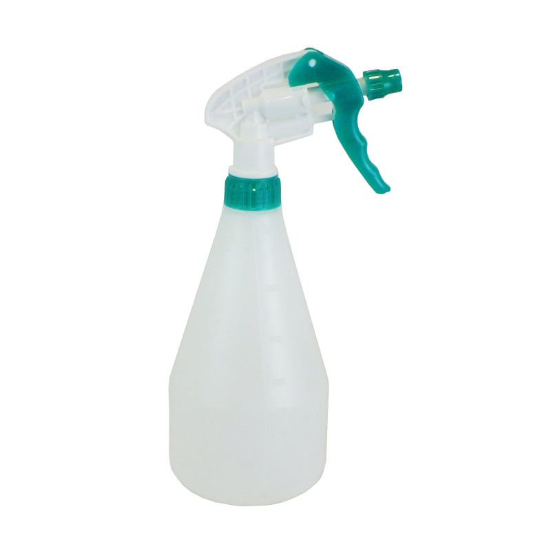 Jantex Plastic Spray Bottle Green 750ml PQC7GN50L | Made from Polypropylene | For Everyday Use