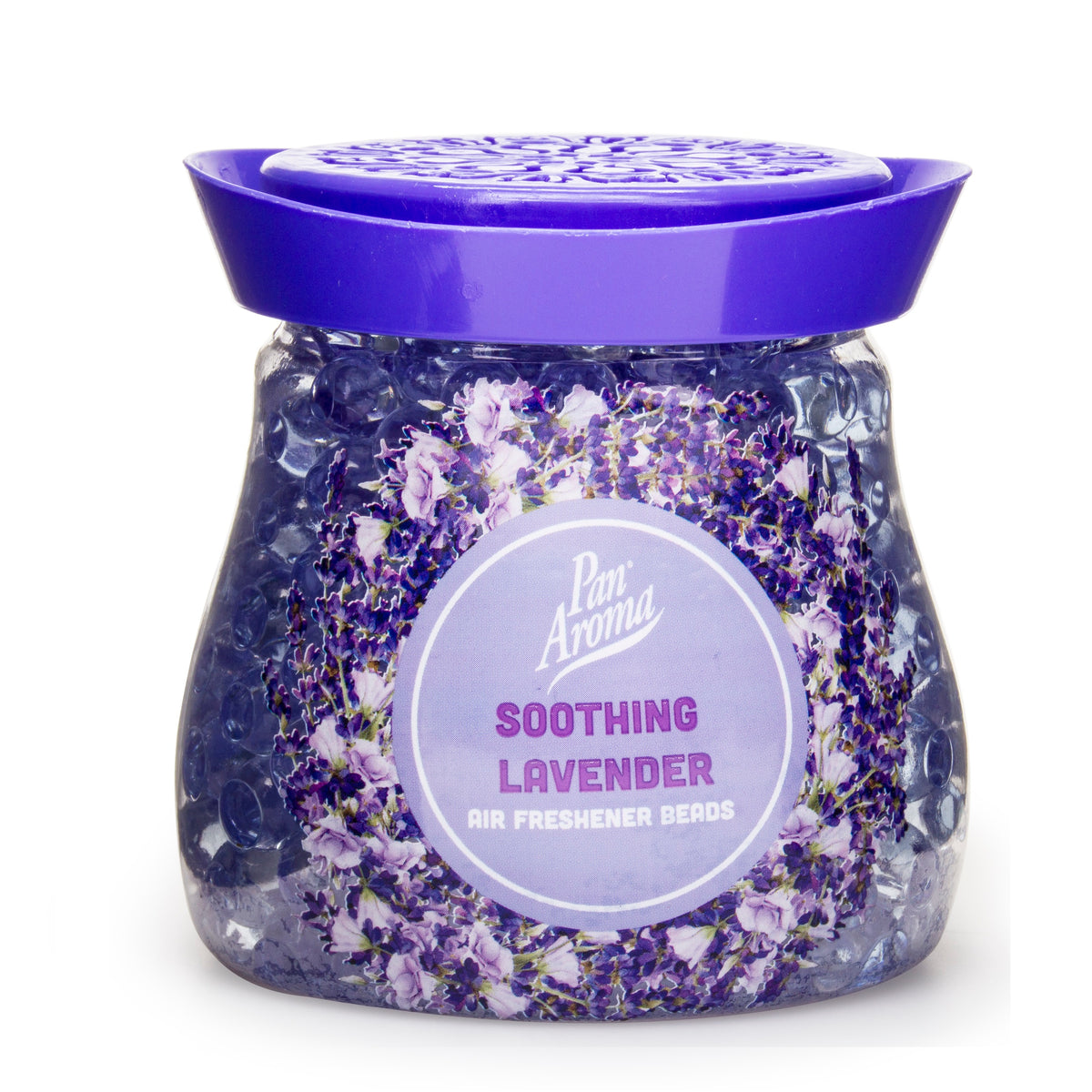151 Pan Aroma Soothing Lavender Air Freshener Beads Purple 280g PAN0476 | Refreshing Floral and Natural Scent