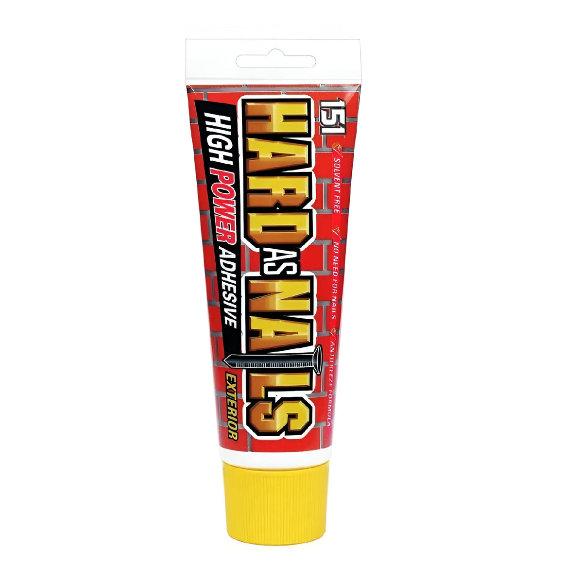 151 Hard As Nails Adhesive Tube White 180ml 10056 | High Power | Exterior