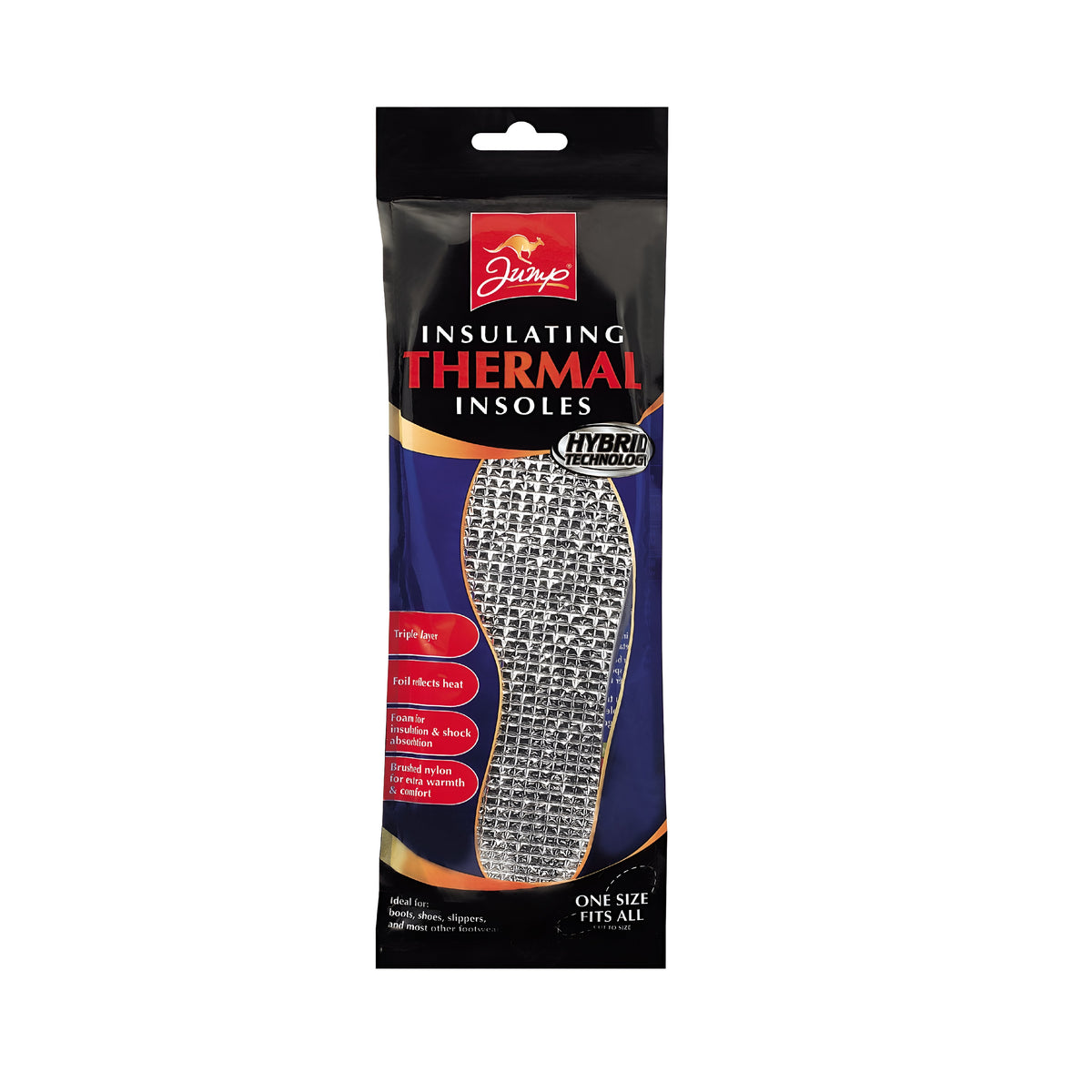151 Jump Insulating Thermal Insoles White One Size Pair of 1 JMP1013