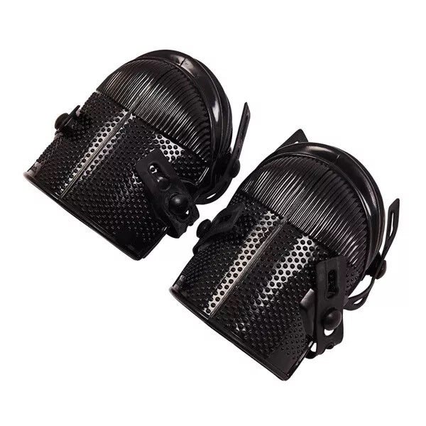 Amtech Heavy Duty Knee Pad Set Black Pack of 2 | Non Slip Grip Pads
