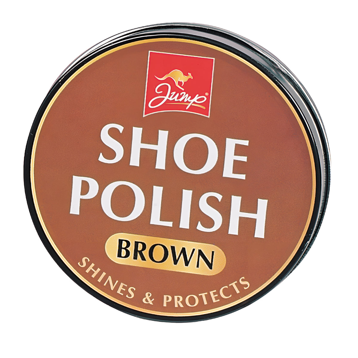 151 Jump Shoe Polish Tin Brown 80g KC270336 | Shines and Protects