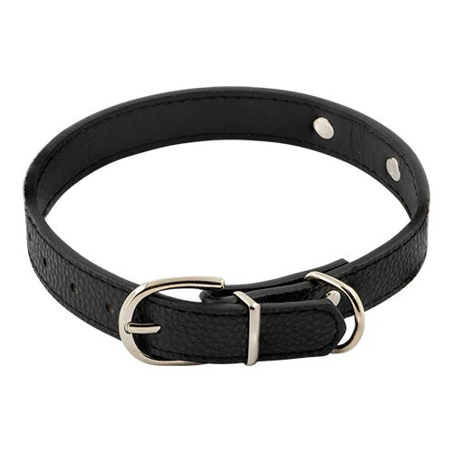 Winners Europe Pet Soft PU Dog Collar 2cm x 45cm Black HT6295