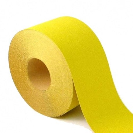 Tradesand P40 Extra Coarse-Grade Aluminium Oxide Glue Bonded Abrasive Roll Yellow 115mm x 10Mtr 245