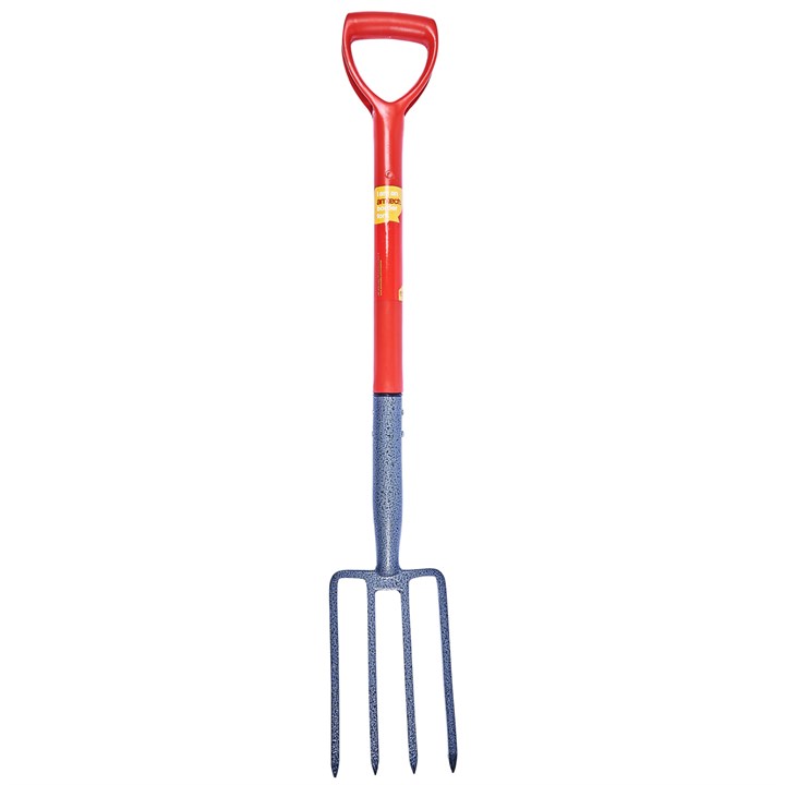 Amtech Forged Steel Border Fork Red and Silver 24-Inch U1500