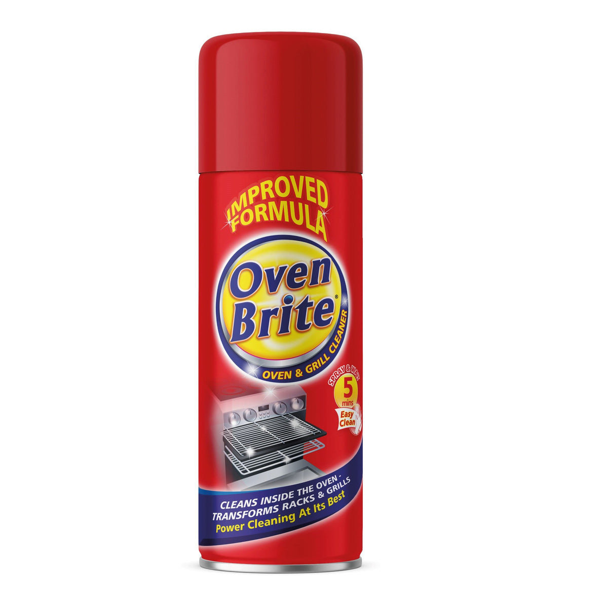 151 Oven Brite Oven and Grill Cleaner Spray Clear 400ml R97138 | Cleans Inside the Oven - Transforms Racks and Grills | Easy Clean | Improved Formula