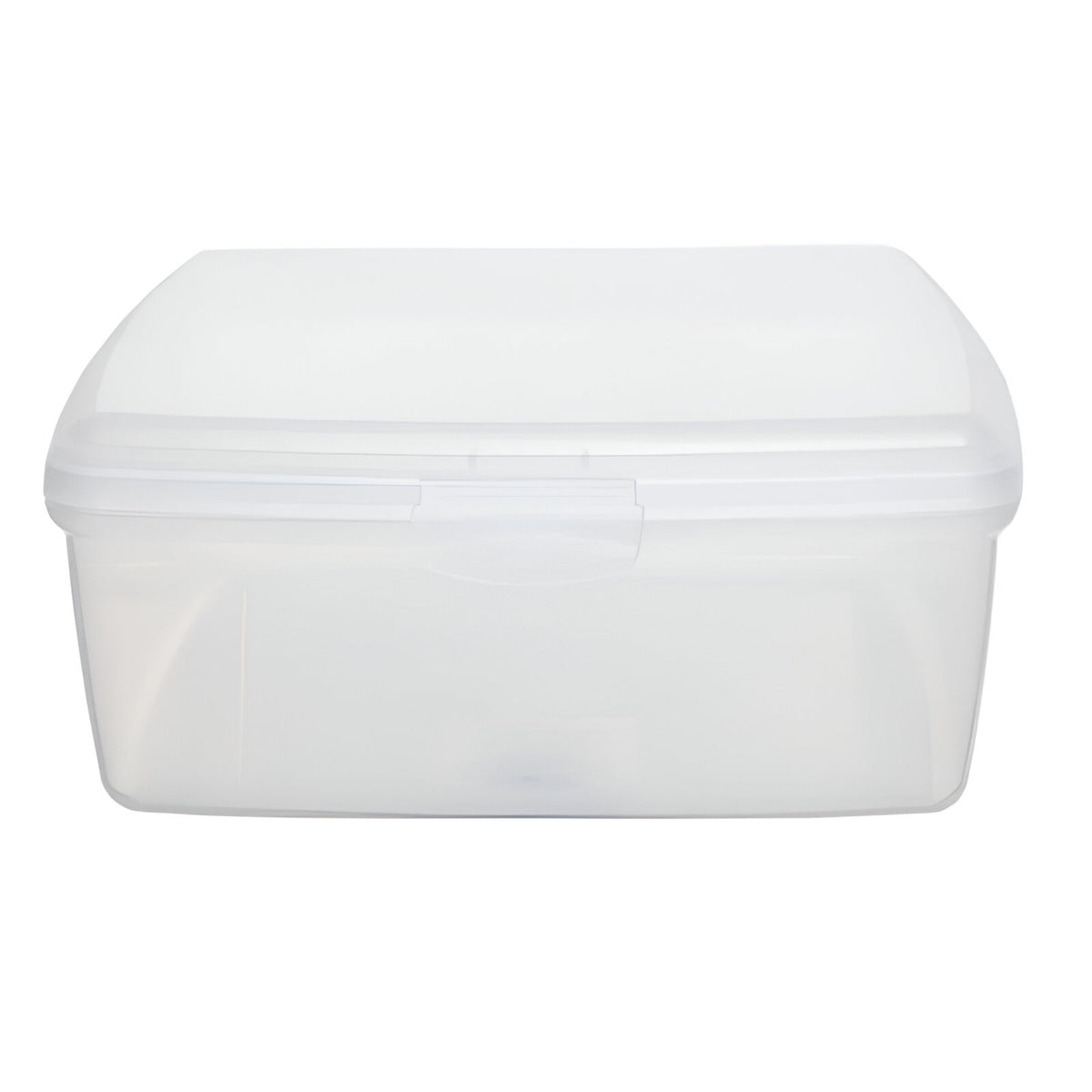 Whitefurze Hinged All Store Storage Box Clear 1.7Ltr H80mm x W190mm x D190mm S061360