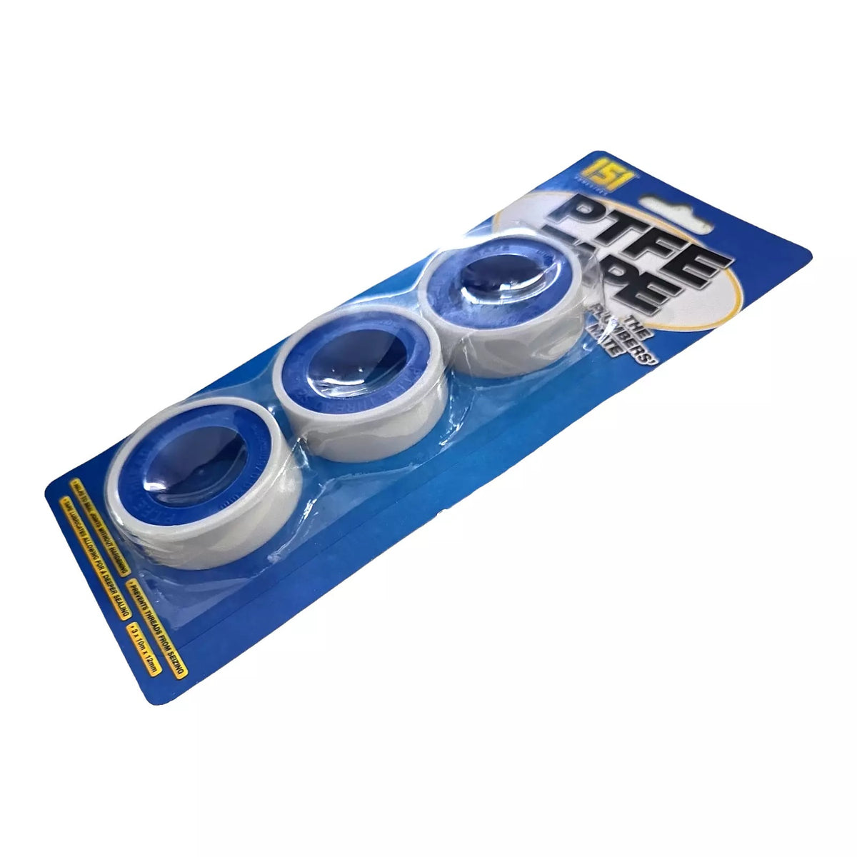 151 PTFE Threaded Sealing Tape White 12mm x 10Mtr Pack of 3 TT1031 | The Plumber's Mate | Prevents Thread From Seizing | Helps to Seal Joints without Hardening