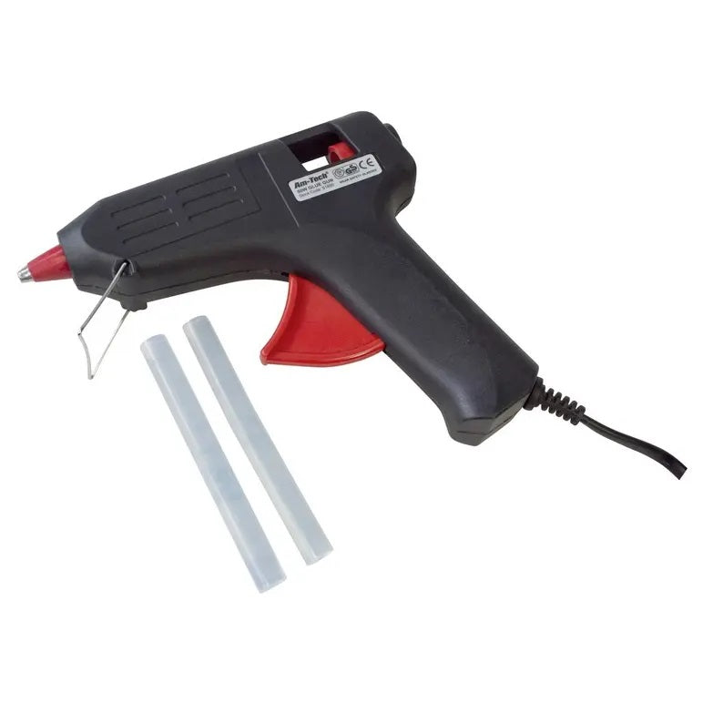 Amtech 50W Glue Gun Black S1850 | Supplied with Two Glue Sticks