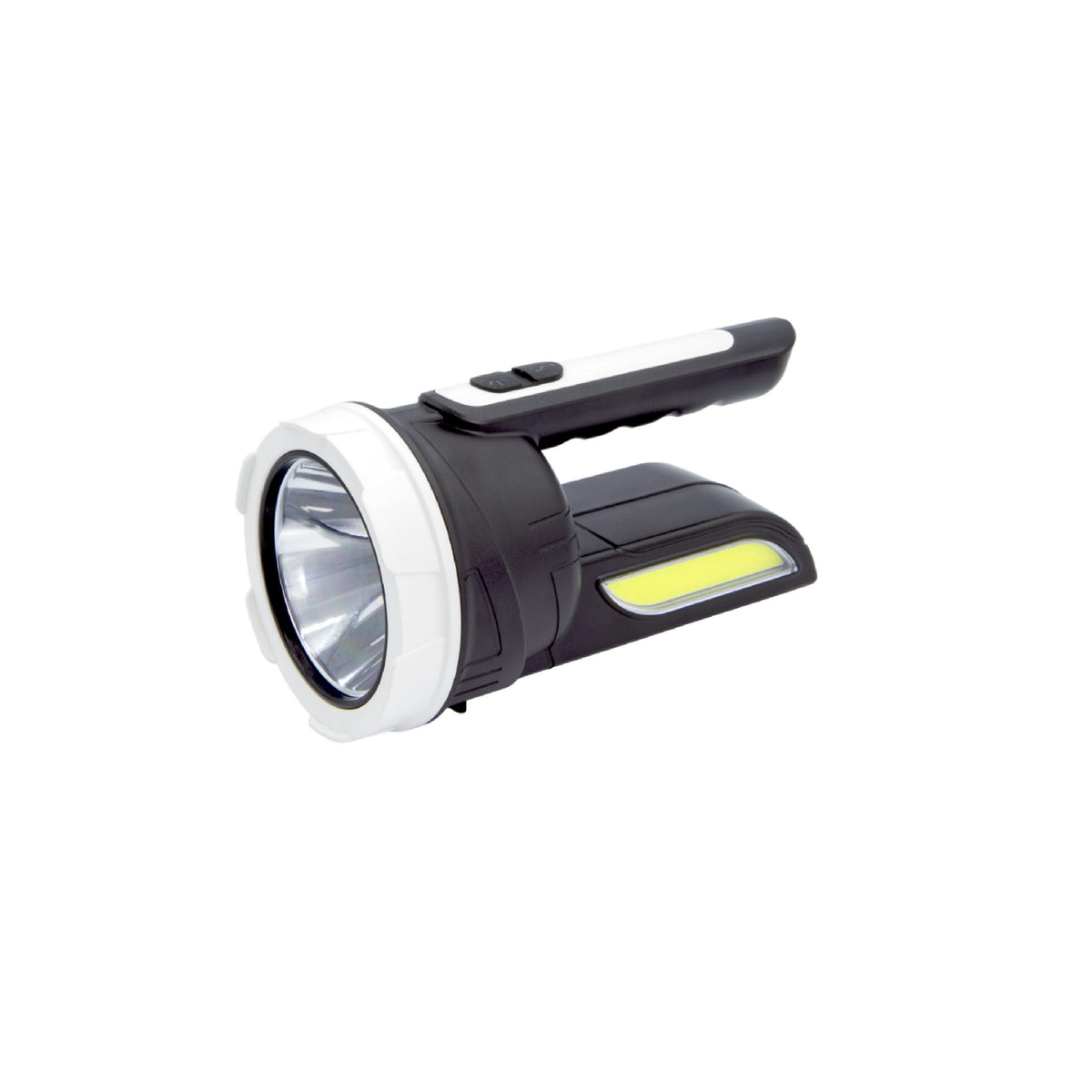 Rolson Rechargeable Portable Worklight Black 3W 198mm x 100mm x 100mm 61482-H1