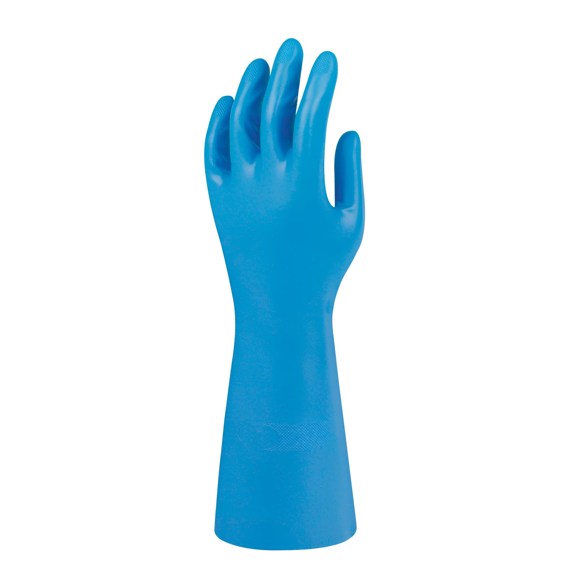 Marigold Sensitive Skin Gloves Blue Medium FH145422 | Latex Free | Super Strong But Gentle | Longer Cuffs | Cotton Lined | Double Layered