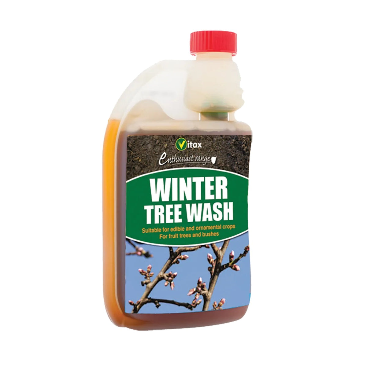 Vitax Winter Tree Wash Brown 500ml 09079v5 | Suitable for Edible and Ornamental Crops | For Fruit Trees and Bushes