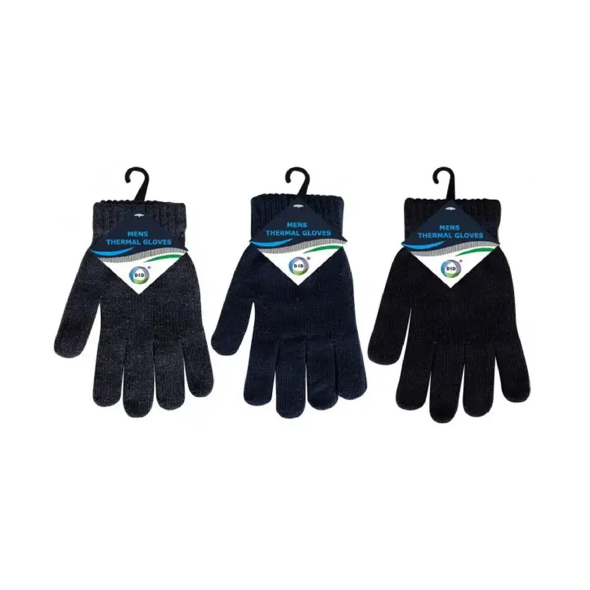 DID Mens Thermal Gloves Assorted Colours Pack of 1 OD4231