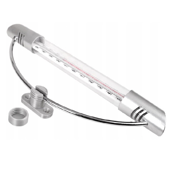 Pro Garden Wall Thermometer Silver 23cm 064539