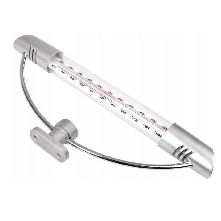 Pro Garden Wall Thermometer Silver 23cm 064539