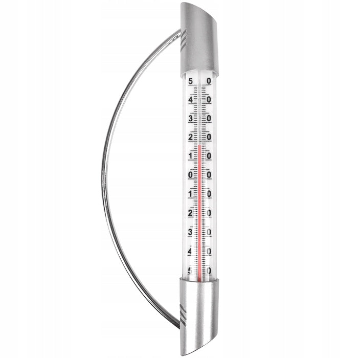 Pro Garden Wall Thermometer Silver 23cm 064539
