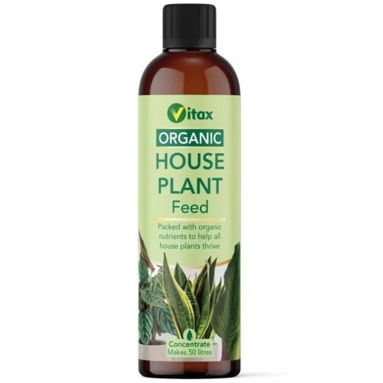 Vitax Organic House Plant Feed Brown 250ml 24005v2 | Concentrate Makes 50 Litres