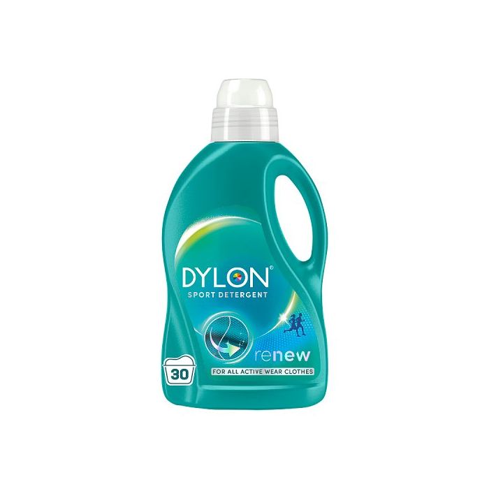 Dylon Sport Detergent Advanced Activewear Laundry Liquid Green 1.5Ltr 2996201 | Removes Malodour and Keeps Elasticity | Gentle on Fabrics | 30 Washes | Renews with Every Wash