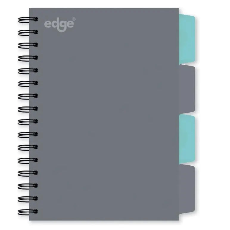 Design Group Edge A5 Project Notebook Grey FSC3-ETSP | 80gsm Paper | 100 Sheets