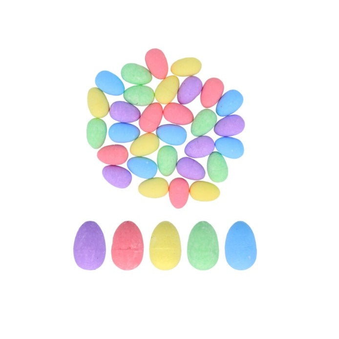 Happy Easter Glittered Easter Eggs Assorted Colours Pack of 30 EAS-1871 | Colourful Foam Craft Eggs for Arts and Crafts