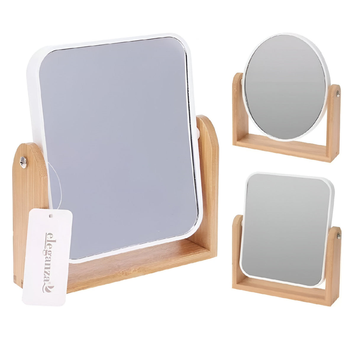 Eleganza Make Up Mirror on Stand Assorted Pack of 1 157371