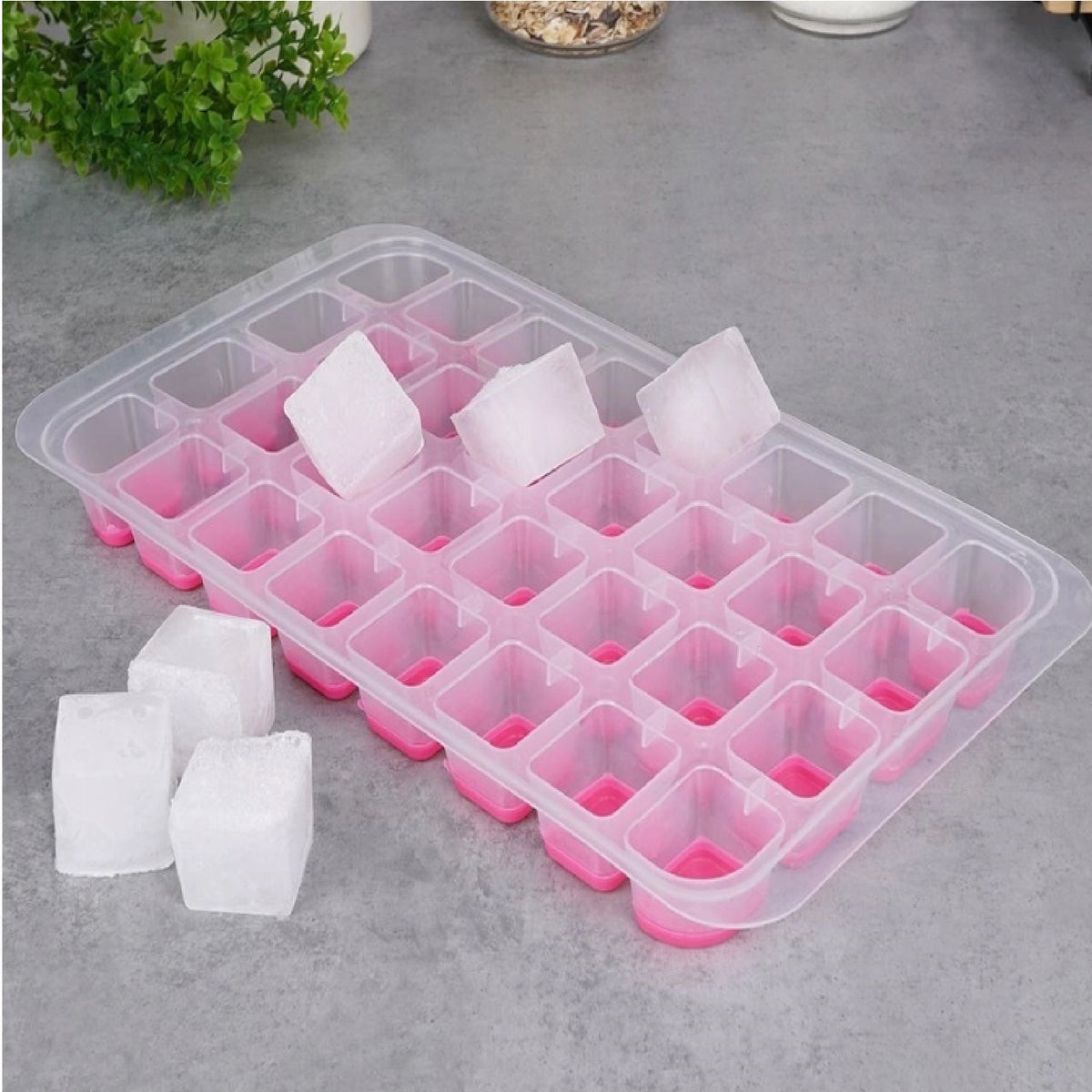 Excellent Houseware 32 Ice Cube Mould Tray Assorted Colours 195908