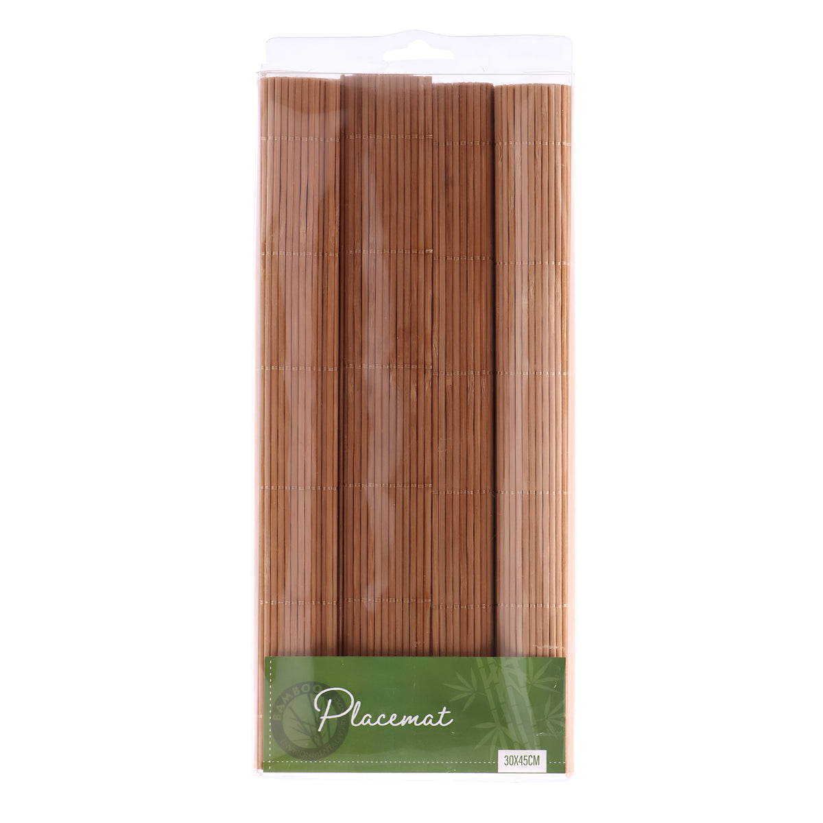 Bamboo Placemat Assorted 30cm x 45cm Pack of 4 048699