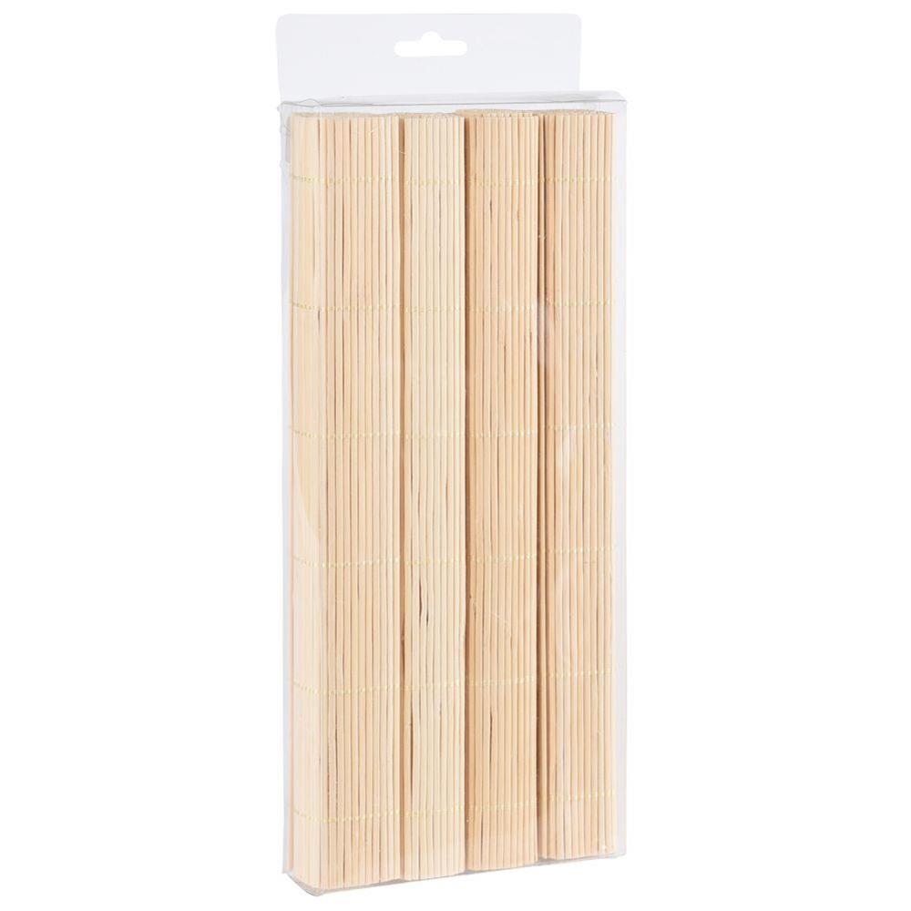 Bamboo Placemat Assorted 30cm x 45cm Pack of 4 048699