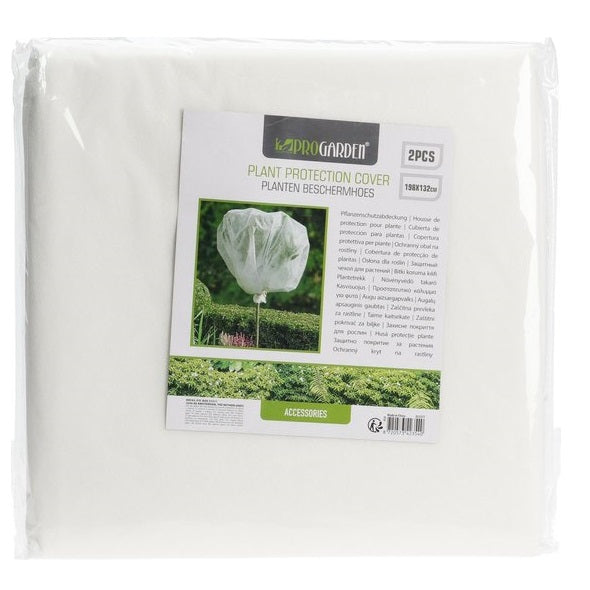 Pro Garden Plant Protection Cover White 198cm x 132cm Pack of 2 053371