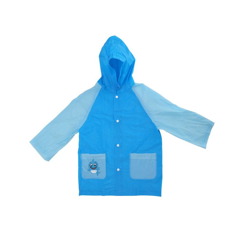 Kids Collection Lightweight Rainproof Poncho with Hood for Children Assorted Colours Pack of 1 157790 | For Travel-Outdoor Activities